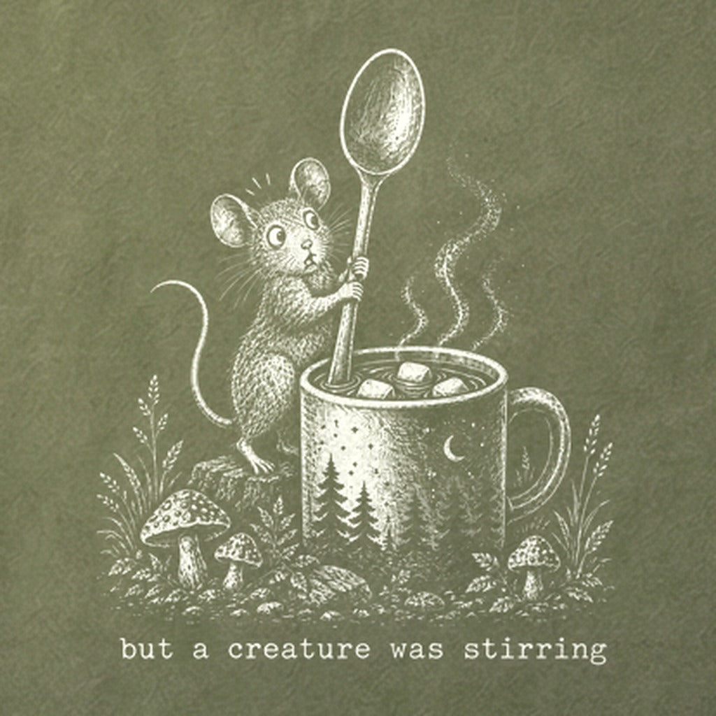 Creature was Stirring Cotton T-Shirt