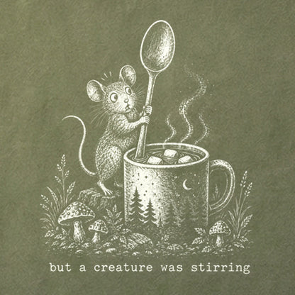 Creature was Stirring Cotton T-Shirt