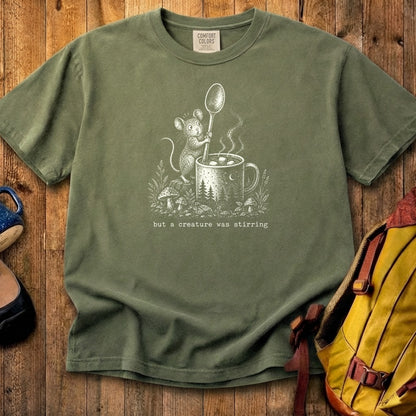 Creature was Stirring Cotton T-Shirt