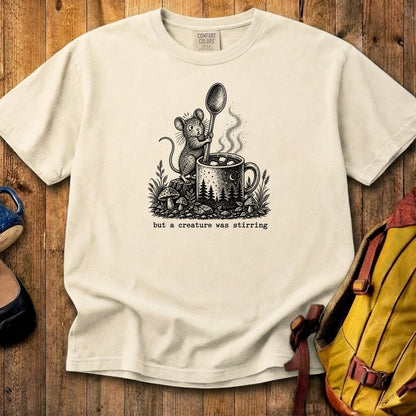 Creature was Stirring Cotton T-Shirt