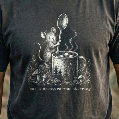 Creature was Stirring Cotton T-Shirt
