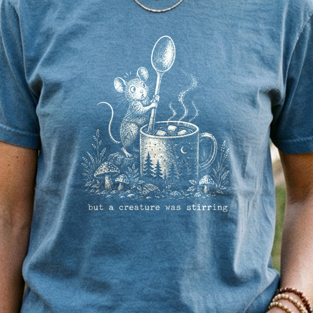 Creature was Stirring Cotton T-Shirt