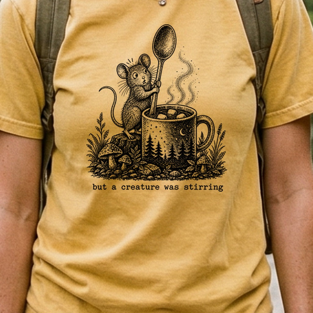 Creature was Stirring Cotton T-Shirt