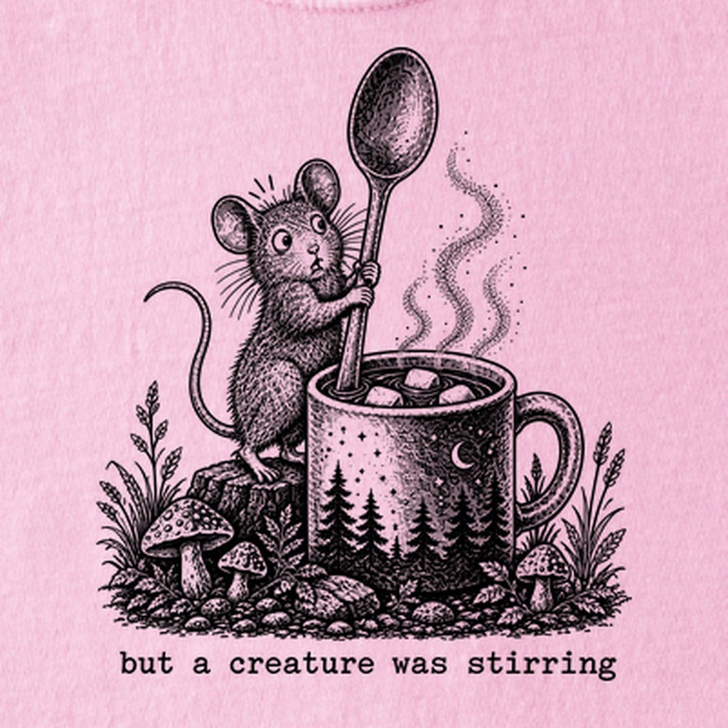 Creature was Stirring Kids Cotton T-Shirt