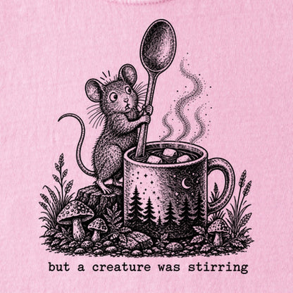 Creature was Stirring Kids Cotton T-Shirt
