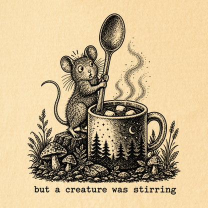 Creature was Stirring Kids Cotton T-Shirt