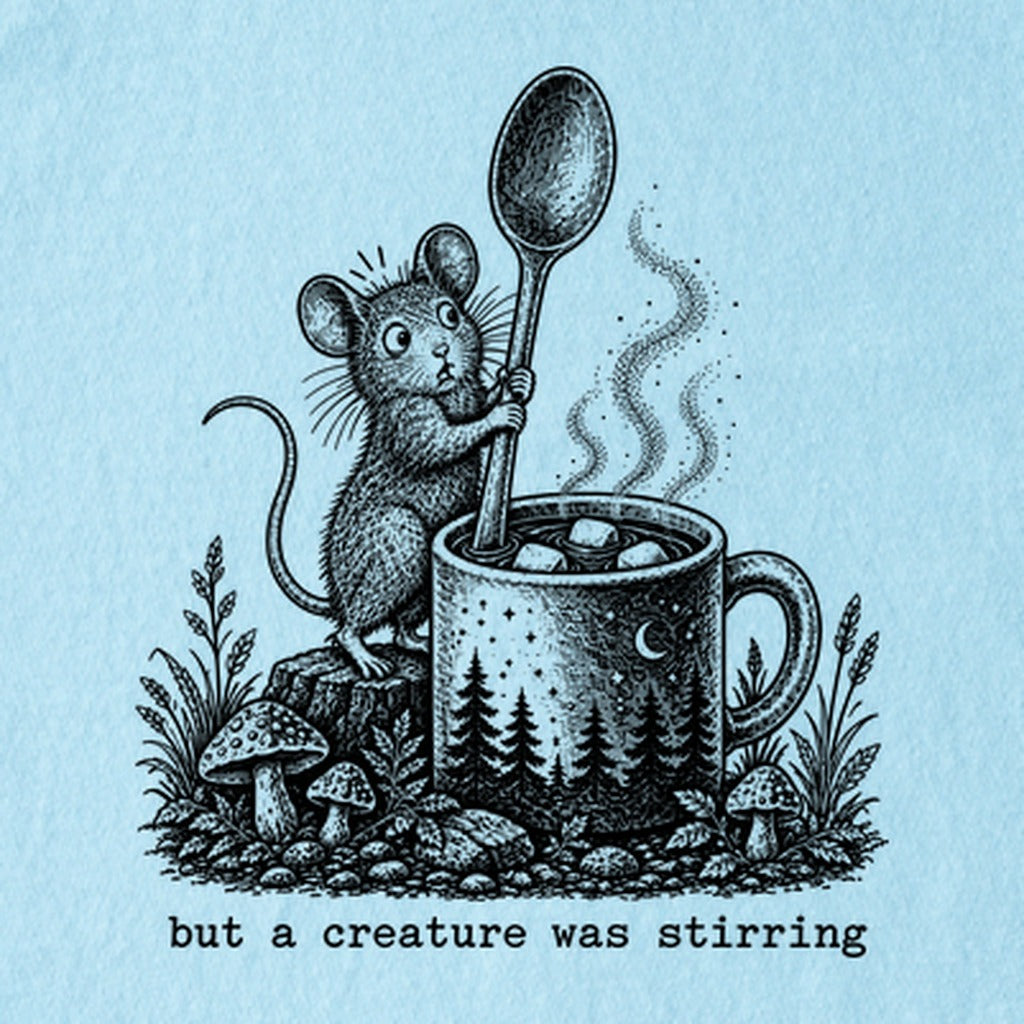Creature was Stirring Kids Cotton T-Shirt
