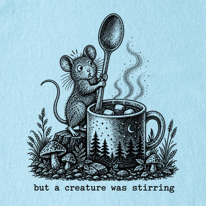 Creature was Stirring Kids Cotton T-Shirt
