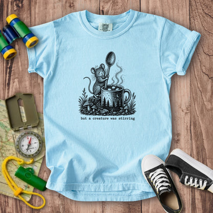 Creature was Stirring Kids Cotton T-Shirt