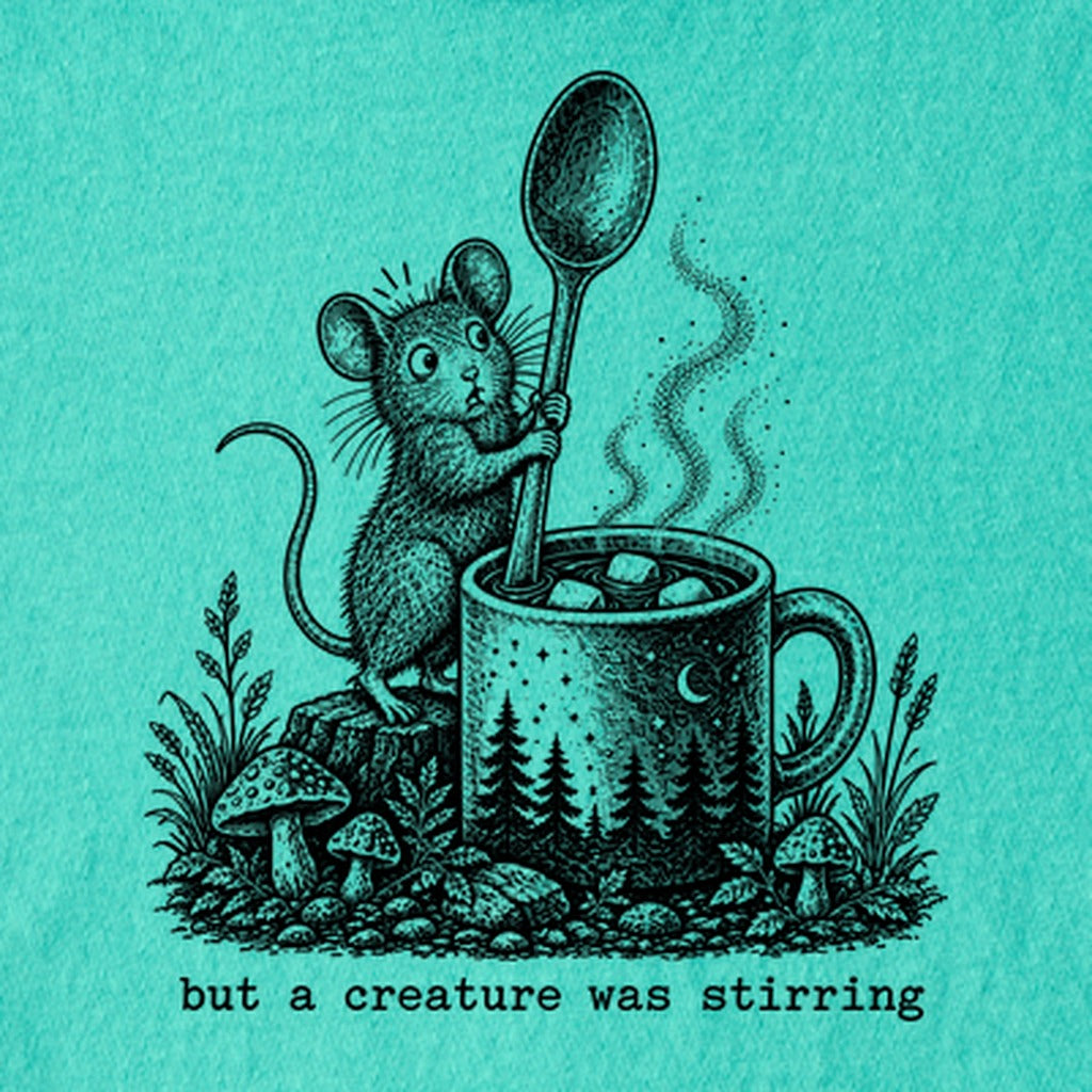 Creature was Stirring Kids Cotton T-Shirt