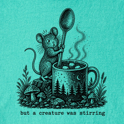 Creature was Stirring Kids Cotton T-Shirt