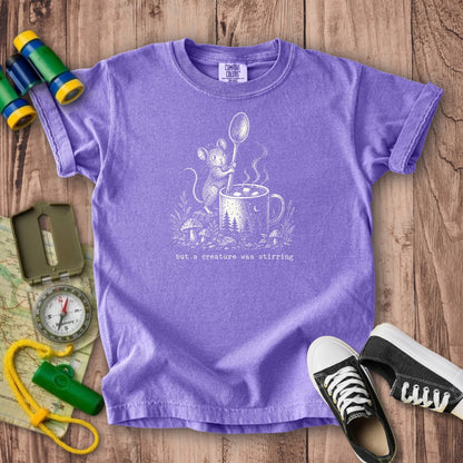 Creature was Stirring Kids Cotton T-Shirt