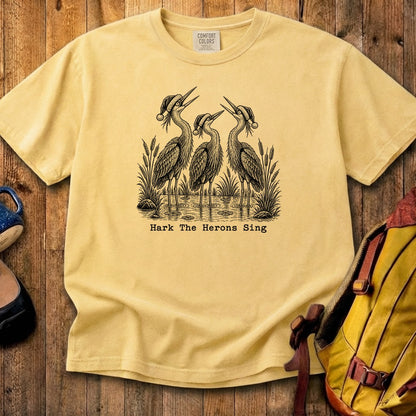 Hark the Herons Sing Cotton T-Shirt