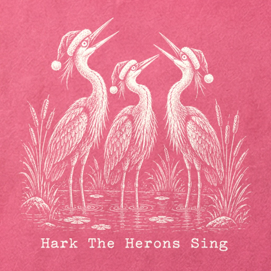 Hark the Herons Sing Cotton T-Shirt