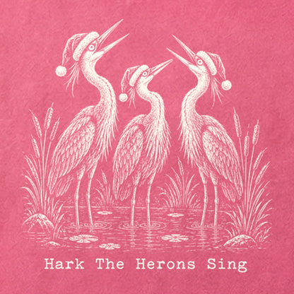 Hark the Herons Sing Cotton T-Shirt