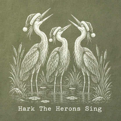 Hark the Herons Sing Cotton T-Shirt