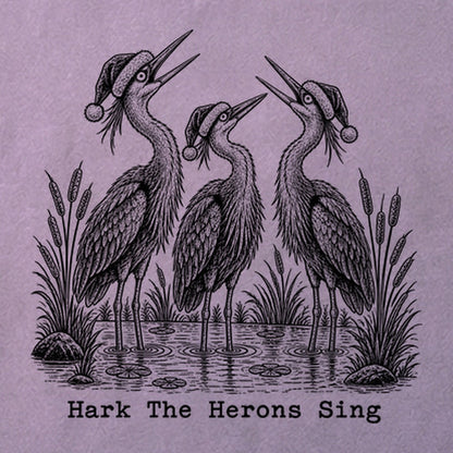 Hark the Herons Sing Cotton T-Shirt