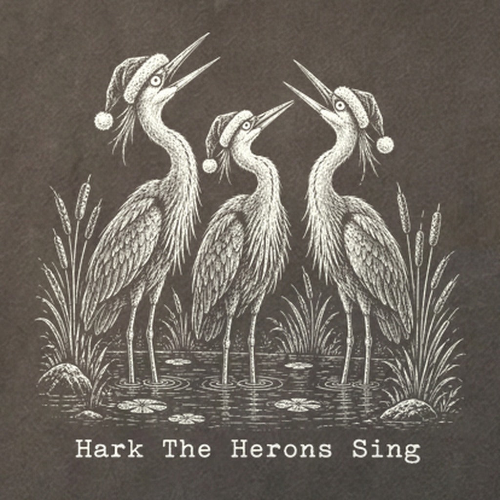 Hark the Herons Sing Cotton T-Shirt