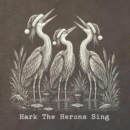 Hark the Herons Sing Cotton T-Shirt