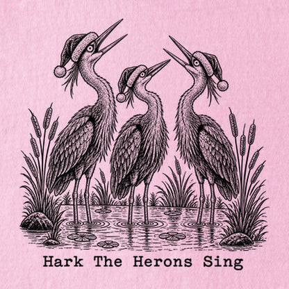 Hark the Herons Sing Kids Cotton T-Shirt