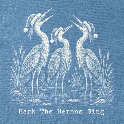 Hark the Herons Sing Kids Cotton T-Shirt