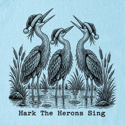 Hark the Herons Sing Kids Cotton T-Shirt