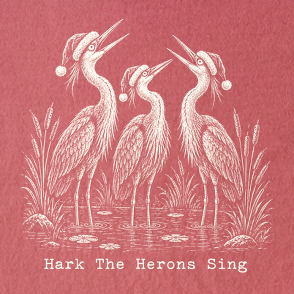 Hark the Herons Sing Kids Cotton T-Shirt