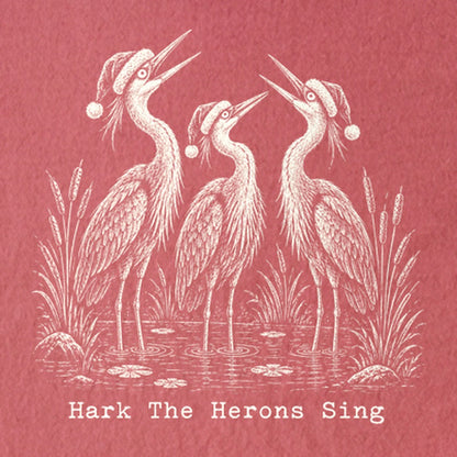 Hark the Herons Sing Kids Cotton T-Shirt