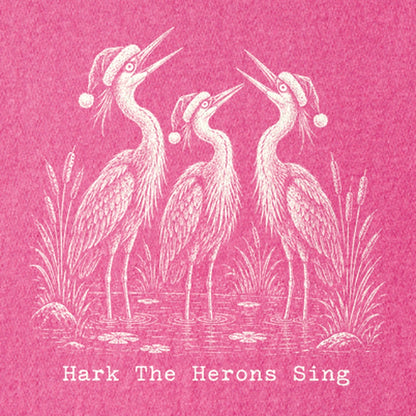 Hark the Herons Sing Kids Cotton T-Shirt