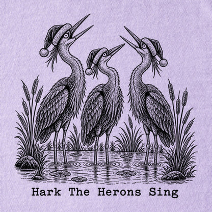 Hark the Herons Sing Kids Cotton T-Shirt