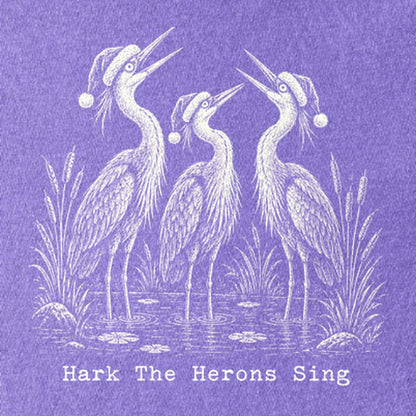Hark the Herons Sing Kids Cotton T-Shirt