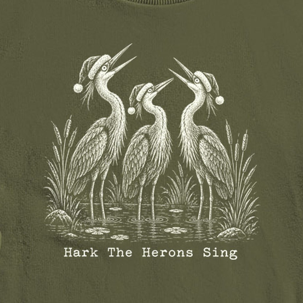 Hark the Herons Sing Crewneck Sweatshirt