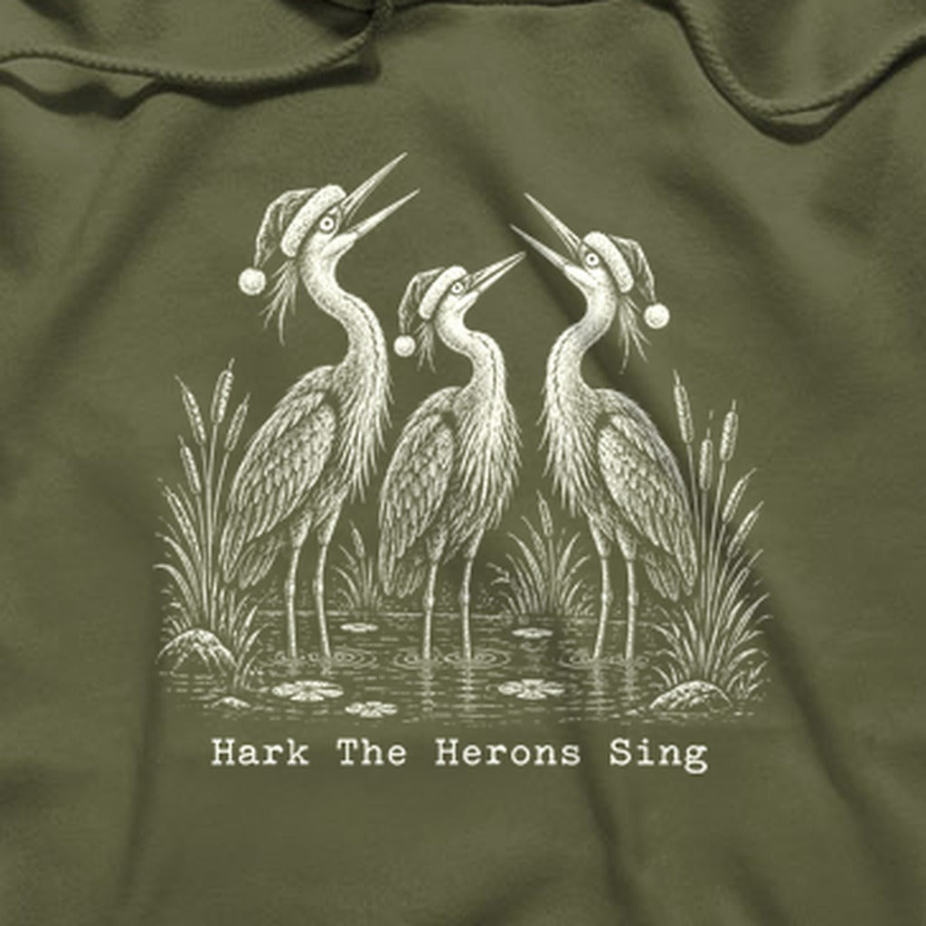 Hark the Herons Sing Hoodie