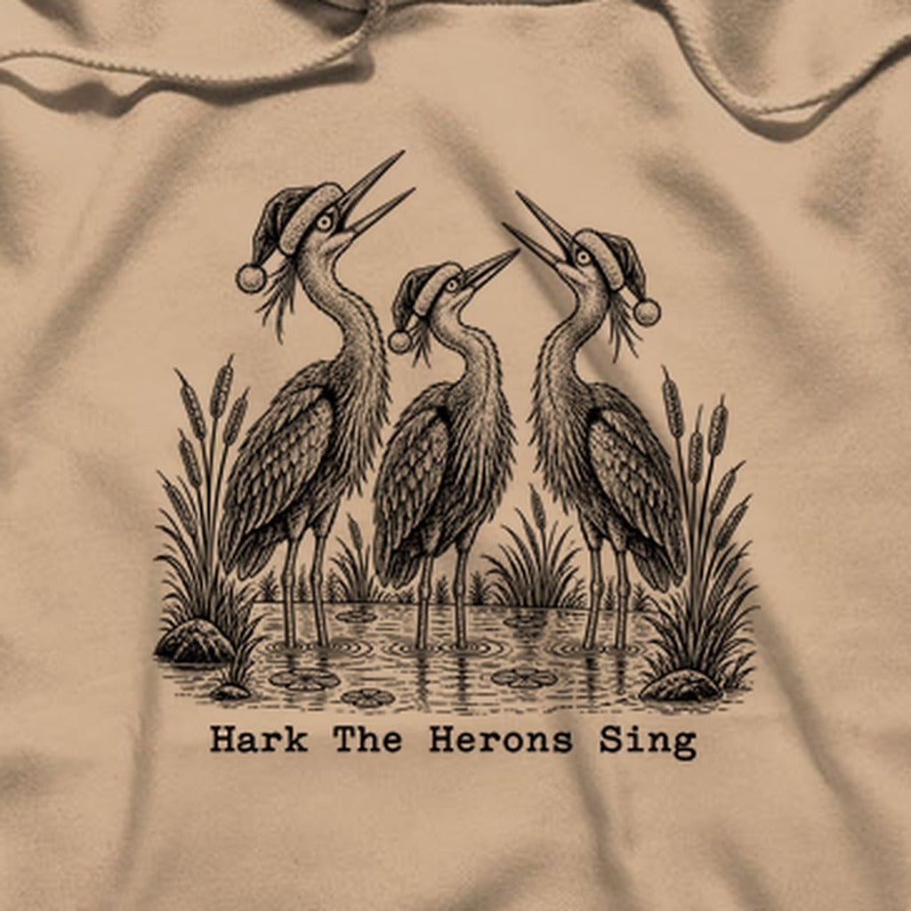 Hark the Herons Sing Hoodie
