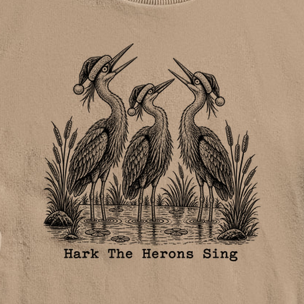 Hark the Herons Sing Crewneck Sweatshirt
