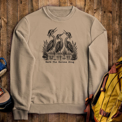 Hark the Herons Sing Crewneck Sweatshirt