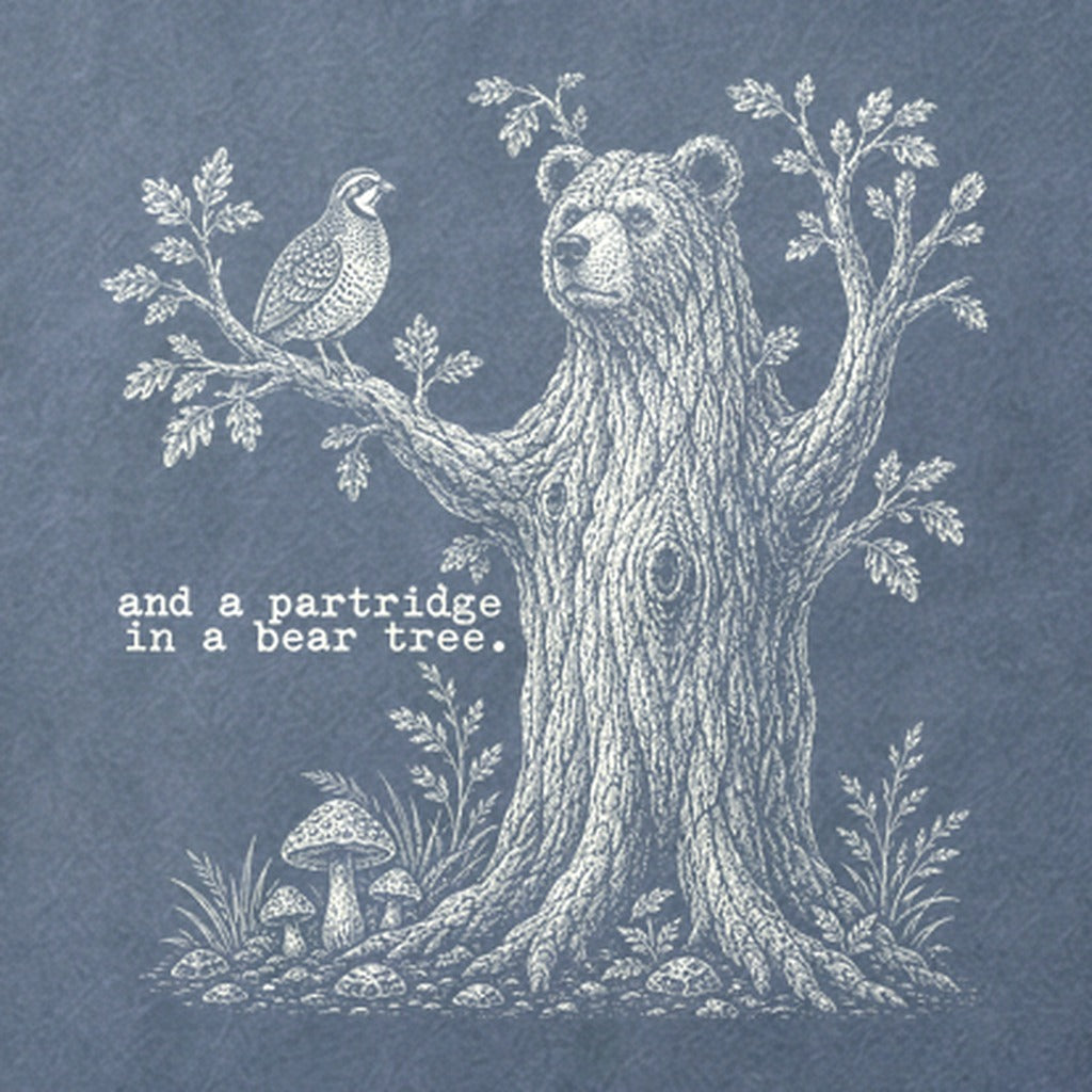 Partridge in a Bear Tree Cotton T-Shirt