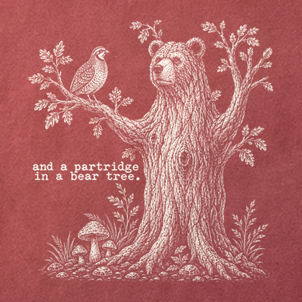 Partridge in a Bear Tree Cotton T-Shirt