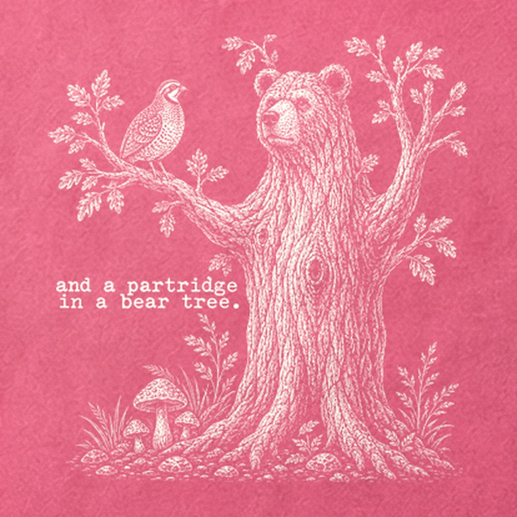 Partridge in a Bear Tree Cotton T-Shirt