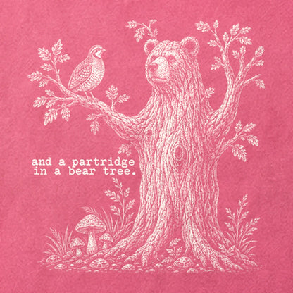 Partridge in a Bear Tree Cotton T-Shirt