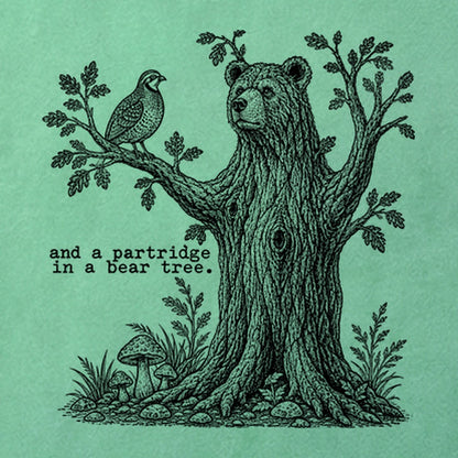 Partridge in a Bear Tree Cotton T-Shirt