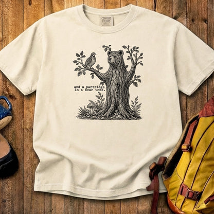 Partridge in a Bear Tree Cotton T-Shirt