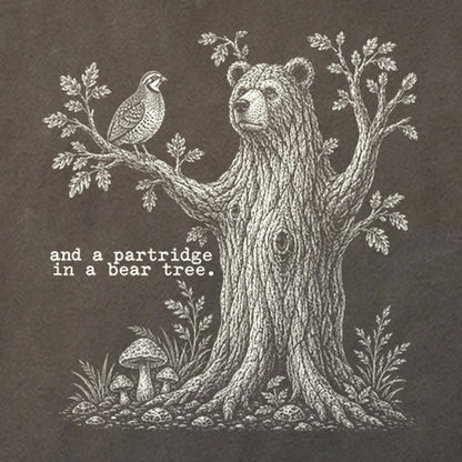 Partridge in a Bear Tree Cotton T-Shirt