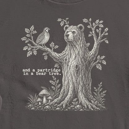 Partridge in a Bear Tree Crewneck Sweatshirt