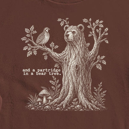 Partridge in a Bear Tree Crewneck Sweatshirt