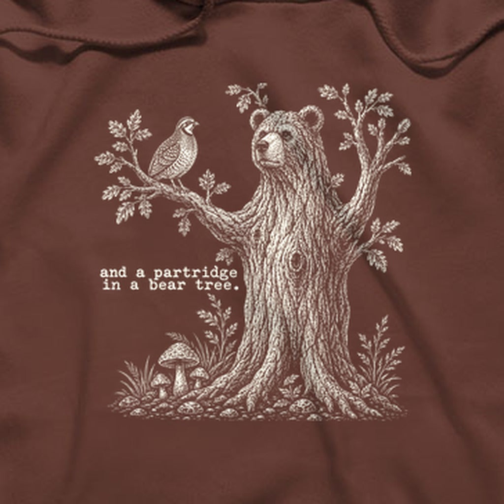 Partridge in a Bear Tree Hoodie