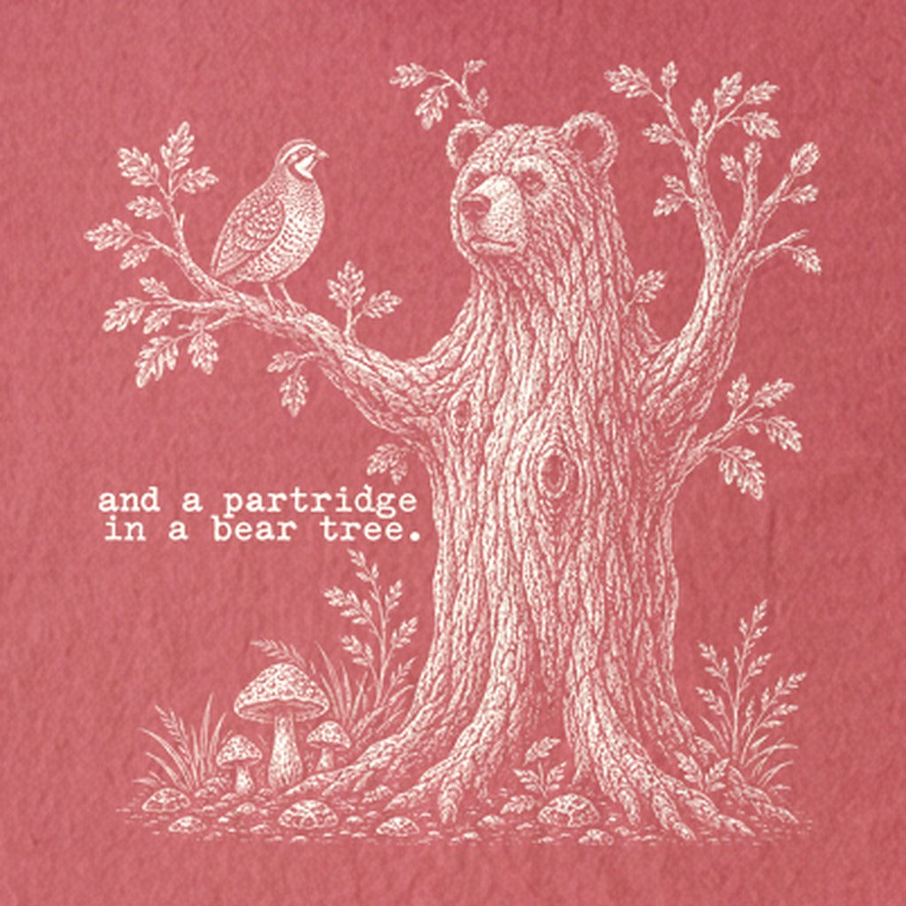 Partridge in a Bear Tree Kids Cotton T-Shirt