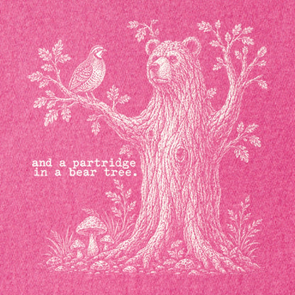 Partridge in a Bear Tree Kids Cotton T-Shirt