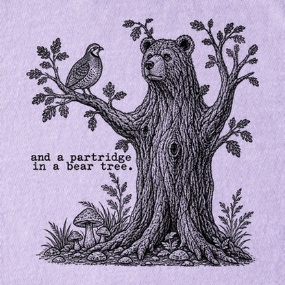 Partridge in a Bear Tree Kids Cotton T-Shirt