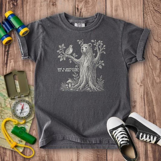 Partridge in a Bear Tree Kids Cotton T-Shirt
